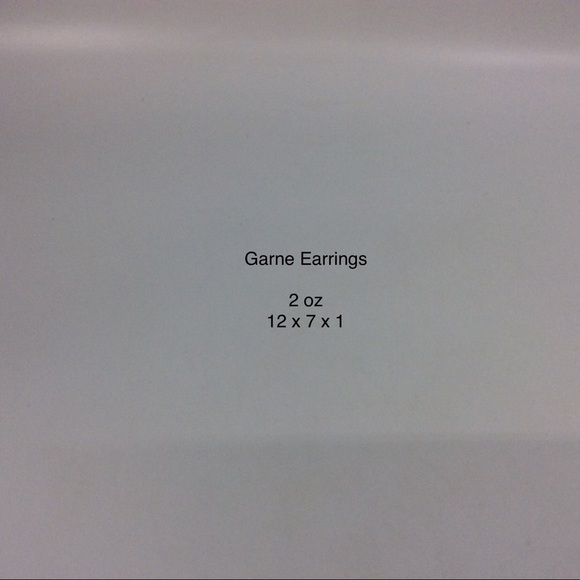 Vintage Garne Clear Rhinestone Clip On Earrings Mid-Century New York - Picture 4 of 4
